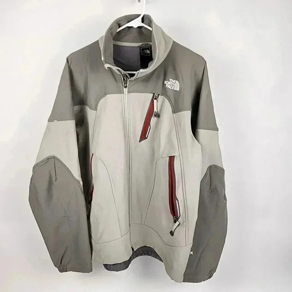 The North Face Apex Soft Shell Jacket Light Gray Mens Size Medium - Picture 6 of 6